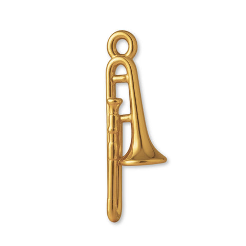 9ct Yellow Gold - Tenor Trombone Charm