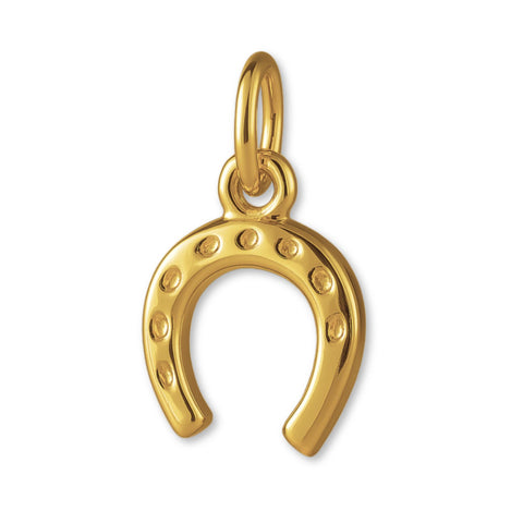 9ct Yellow Gold - Traditional Horseshoe Charm