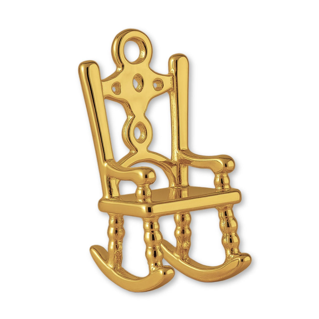 9ct Yellow Gold - Classic Rocking Chair Charm