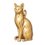 9ct Yellow Gold - Singapura Cat Charm