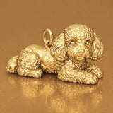 18ct Yellow Gold - Poodle Dog Charm