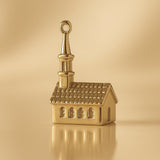9ct Yellow Gold - Steeple Church Charm