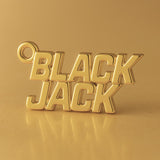 9ct Yellow Gold - BLACK JACK Charm