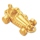 9ct Yellow Gold - Hot Rod Racer Charm