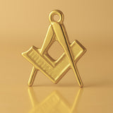 18ct Yellow Gold - Freemason Charm