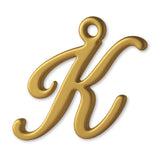 9ct Yellow Gold - Cursive Letter Charm