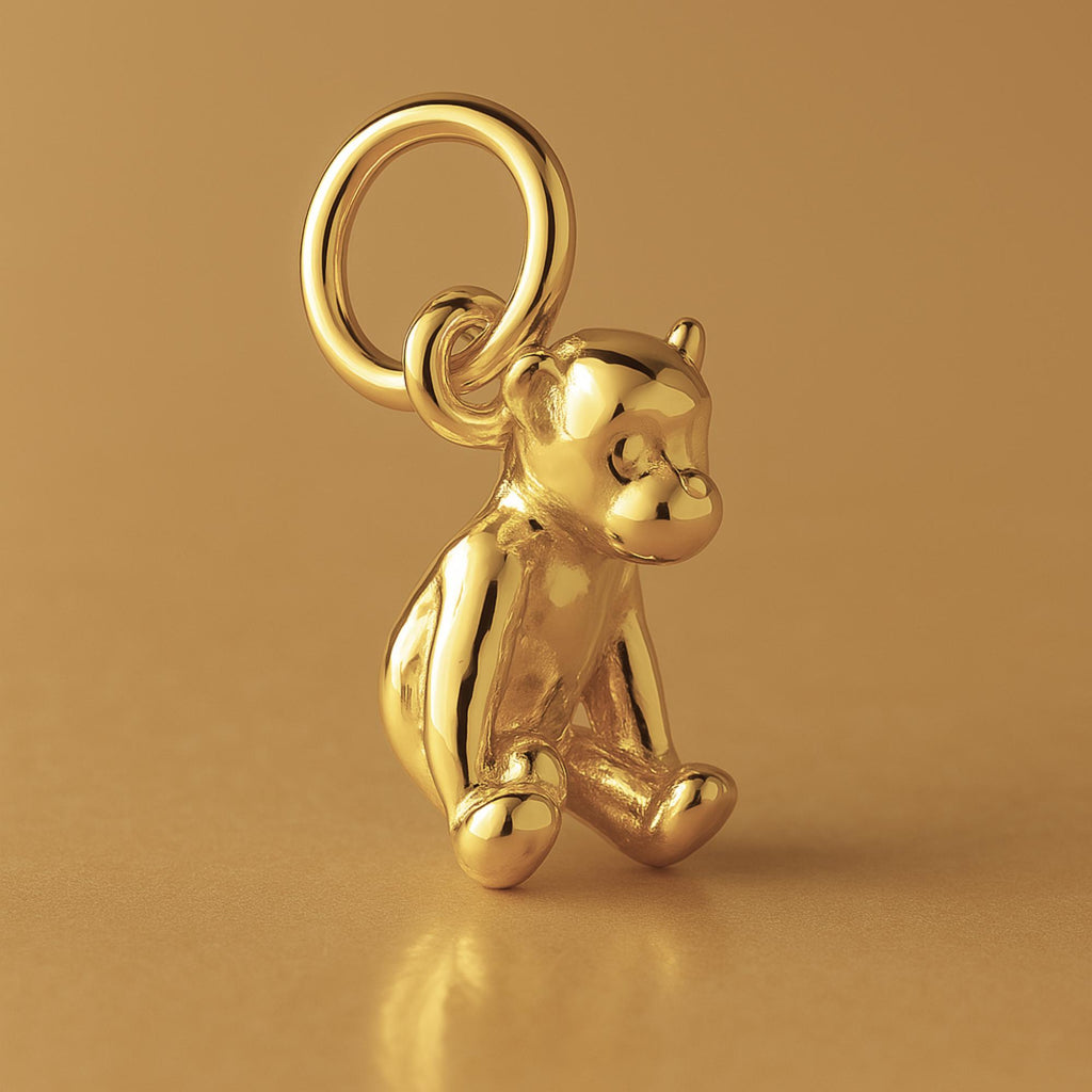 18ct Yellow Gold - Little Bear Charm