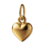 9ct Yellow Gold - Classic Puffy Heart Charm