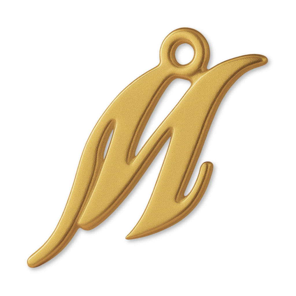 9ct Yellow Gold - Cursive Letter Charm