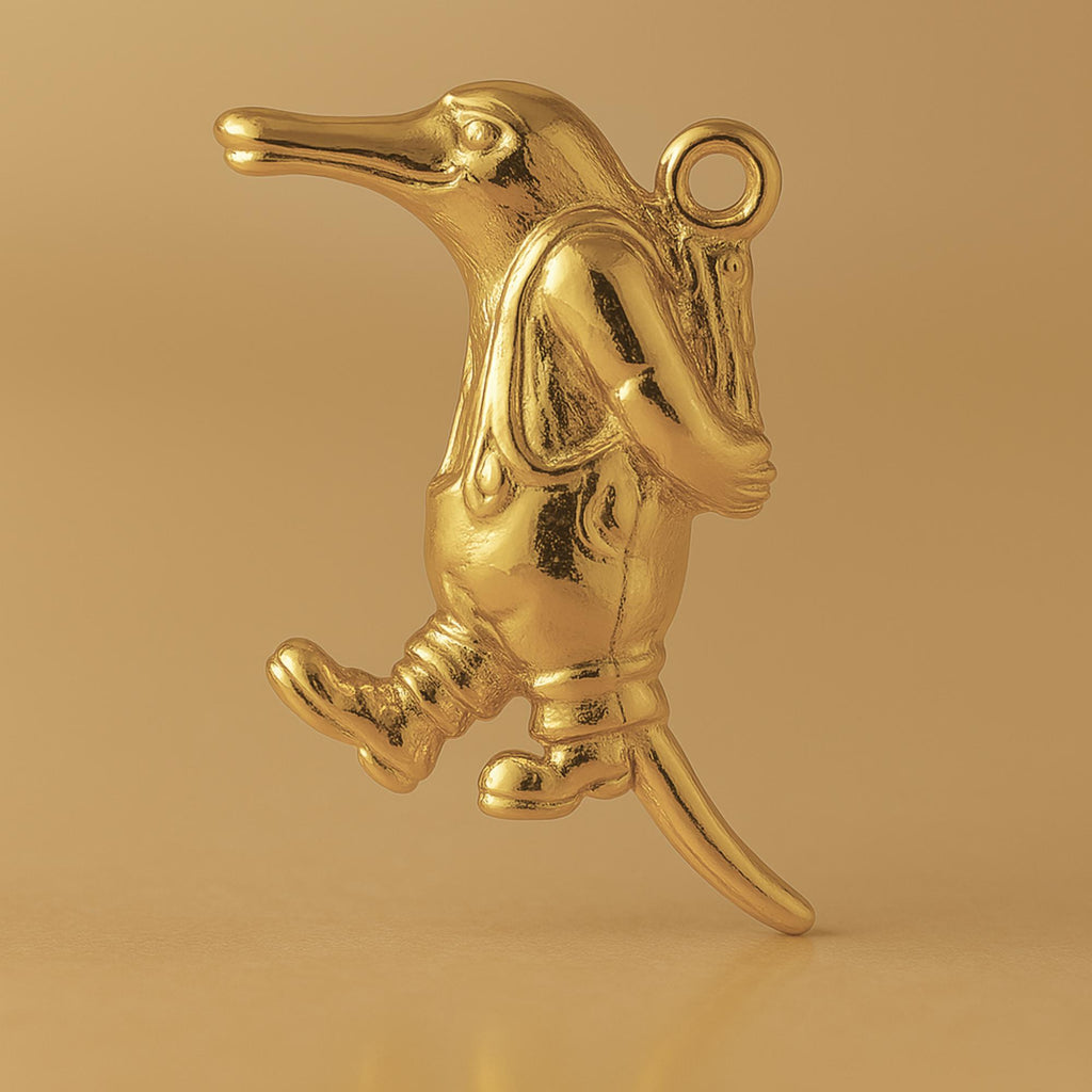 9ct Yellow Gold - Platypus Student Charm