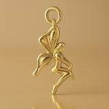 9ct Yellow Gold - Garden Fairy Charm