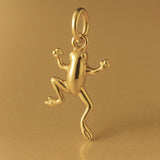 18ct Yellow Gold - Pond Frog Charm