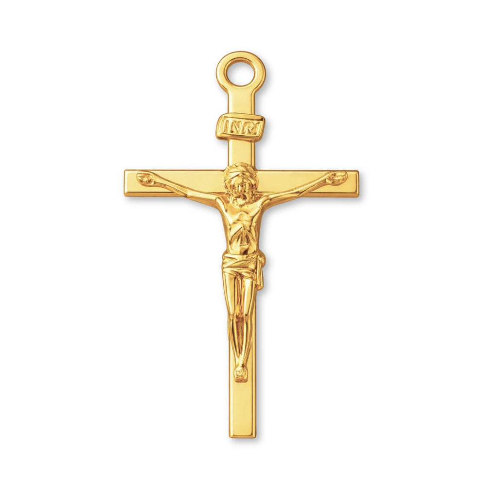 9ct Yellow Gold - Traditional Jesus Crucifix Charm