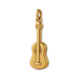 18ct Yellow Gold - Minimalist Guitar Charm