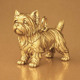 9ct Yellow Gold - Yorkshire Terrier Dog Charm