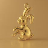 18ct Yellow Gold - Bunny Rabbit Charm
