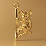 18ct Yellow Gold - Drop Bear Koala Charm