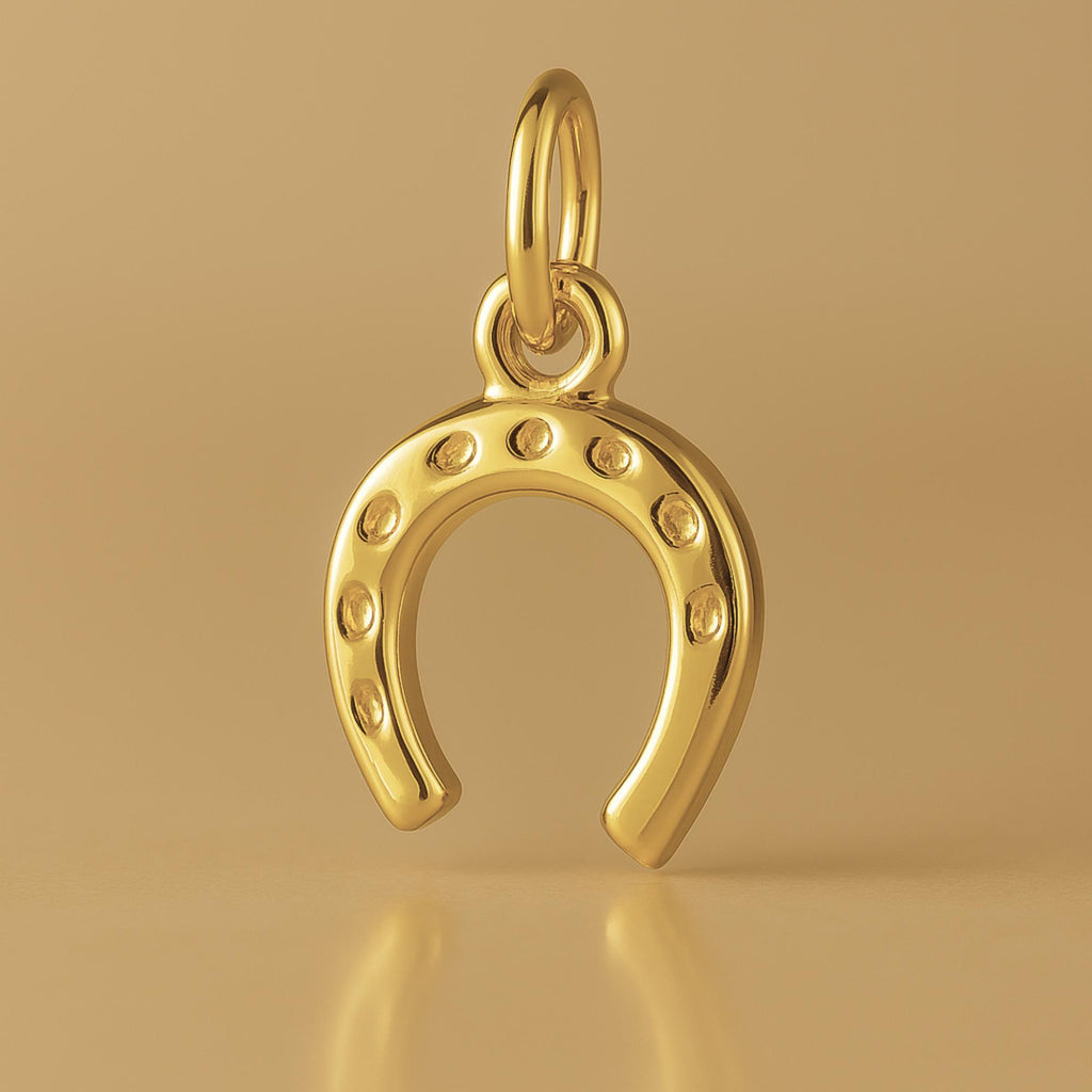 9ct Yellow Gold - Traditional Horseshoe Charm