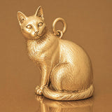 9ct Yellow Gold - Siamese Cat Charm