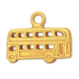 9ct Yellow Gold - Double Decker Bus Charm
