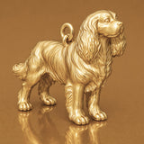 9ct Yellow Gold - Cavalier King Charles Spaniel Dog Charm