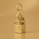 9ct Yellow Gold - Smiley Jack in the Box Charm
