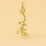 9ct Yellow Gold - Saltwater Crocodile Charm