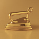 9ct Yellow Gold - Vintage Iron Charm