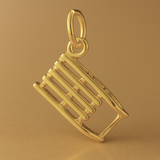 18ct Yellow Gold - Christmas Snow Sled Charm