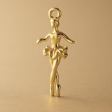 18ct Yellow Gold - Enpointe Ballerina Charm
