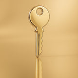 9ct Yellow Gold - Classic House Key Charm