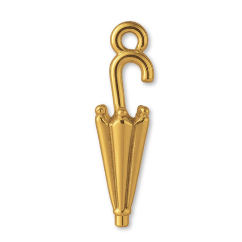 9ct Yellow Gold - Classic Umbrella Charm