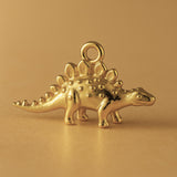 18ct Yellow Gold - Classic Stegosaurus Charm