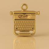 9ct Yellow Gold - Classic Typewriter Charm