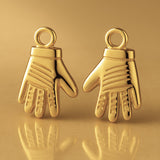 18ct Yellow Gold - Racing Gloves Charm