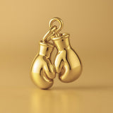 9ct Yellow Gold - Boxing Gloves Charm