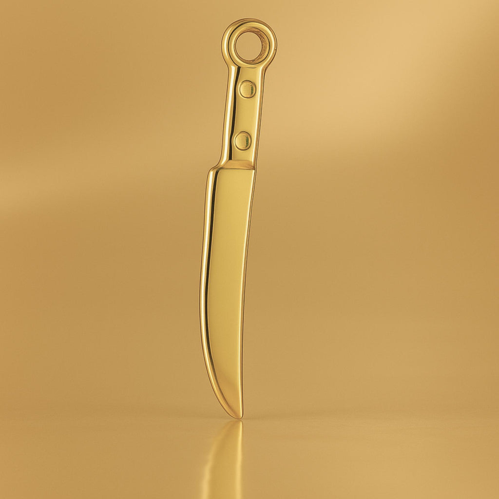 9ct Yellow Gold - Chef's Knife Charm