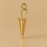 18ct Yellow Gold - Classic Umbrella Charm