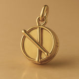18ct Yellow Gold - Parade Snare Drum Charm