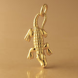 9ct Yellow Gold - Swamp Alligator Charm