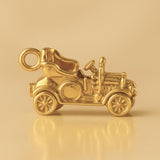 18ct Yellow Gold - Vintage Convertible Car Charm