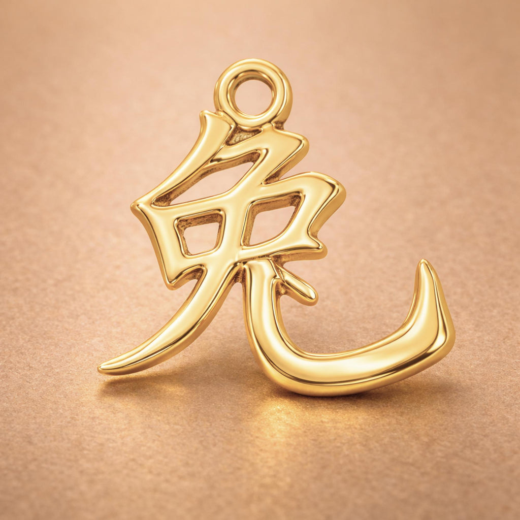 18ct Yellow Gold - Rabbit Chinese Zodiac Charm