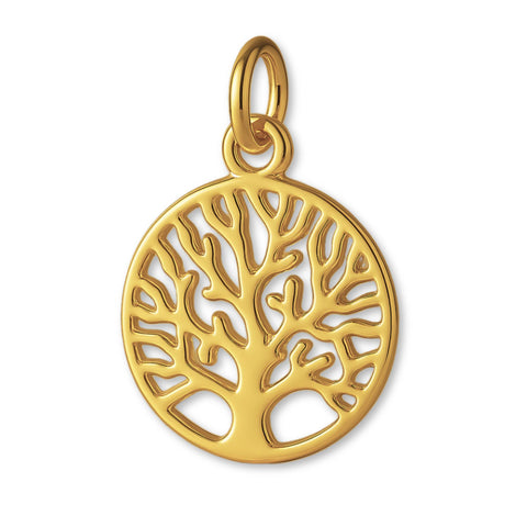 9ct Yellow Gold - Openwork Tree of Life Charm