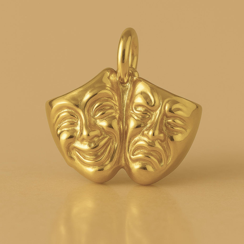 18ct Yellow Gold - Laugh Now Cry Later Charm
