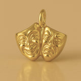 18ct Yellow Gold - Laugh Now Cry Later Charm