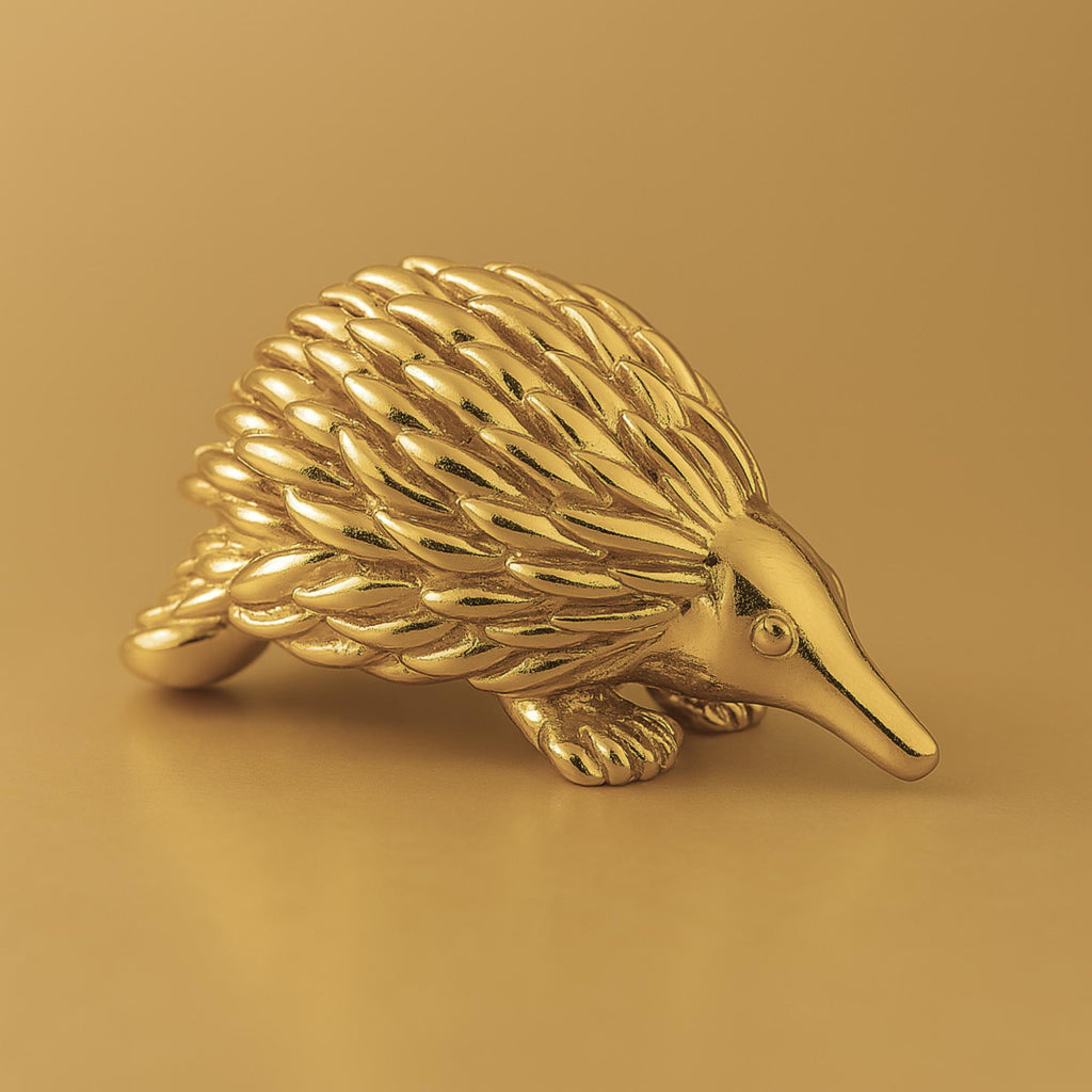 9ct Yellow Gold - Australian Echidna Charm