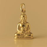 9ct Yellow Gold - Classic Buddha Charm