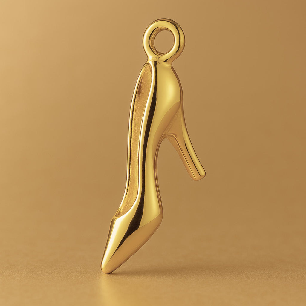9ct Yellow Gold - Classic High Heel Charm