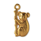 18ct Yellow Gold - Koala Hugging Tree Charm