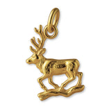 9ct Yellow Gold - Forest Elk Charm
